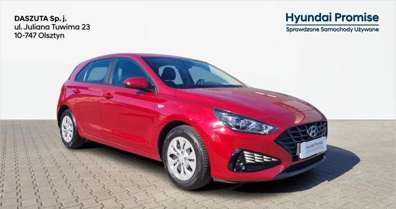 Hyundai I30 cena 64899 przebieg: 54747, rok produkcji 2022 z Białobrzegi małe 211